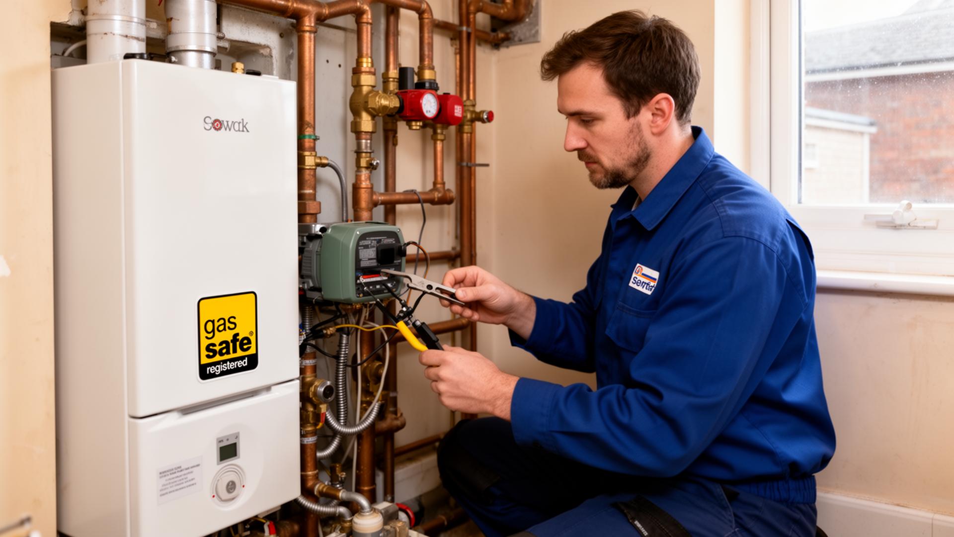 Engineer providing maintenance services for landlords