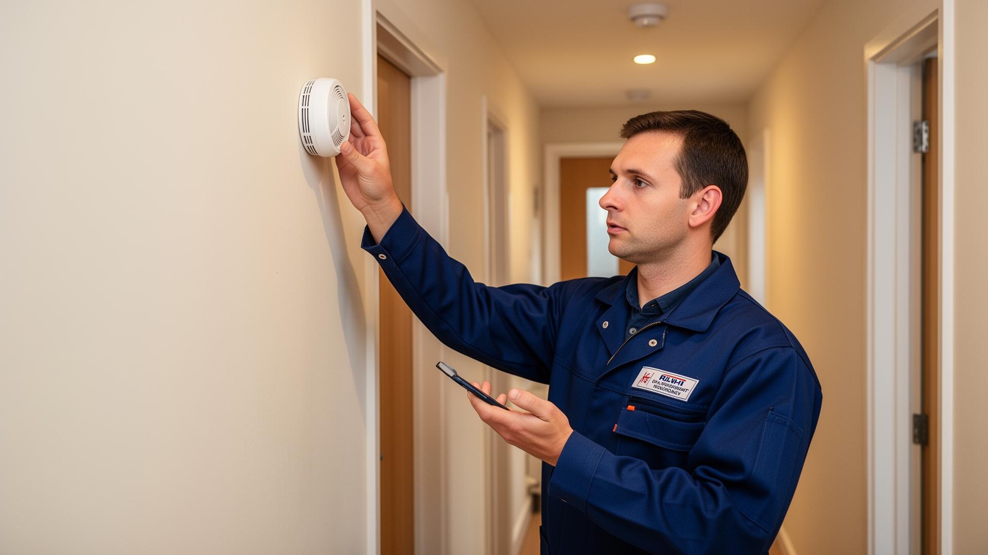 Engineer providing maintenance services for letting agents